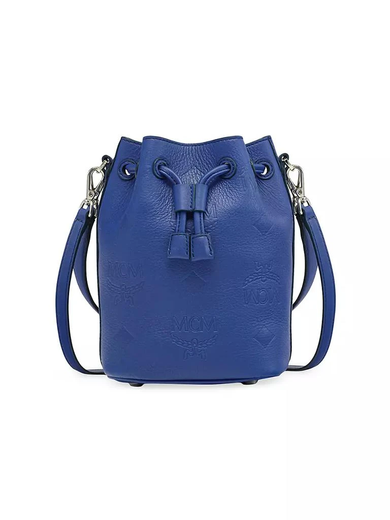 商品MCM|Mini Dessau Leather Bucket Bag,价格¥5089,第1张图片