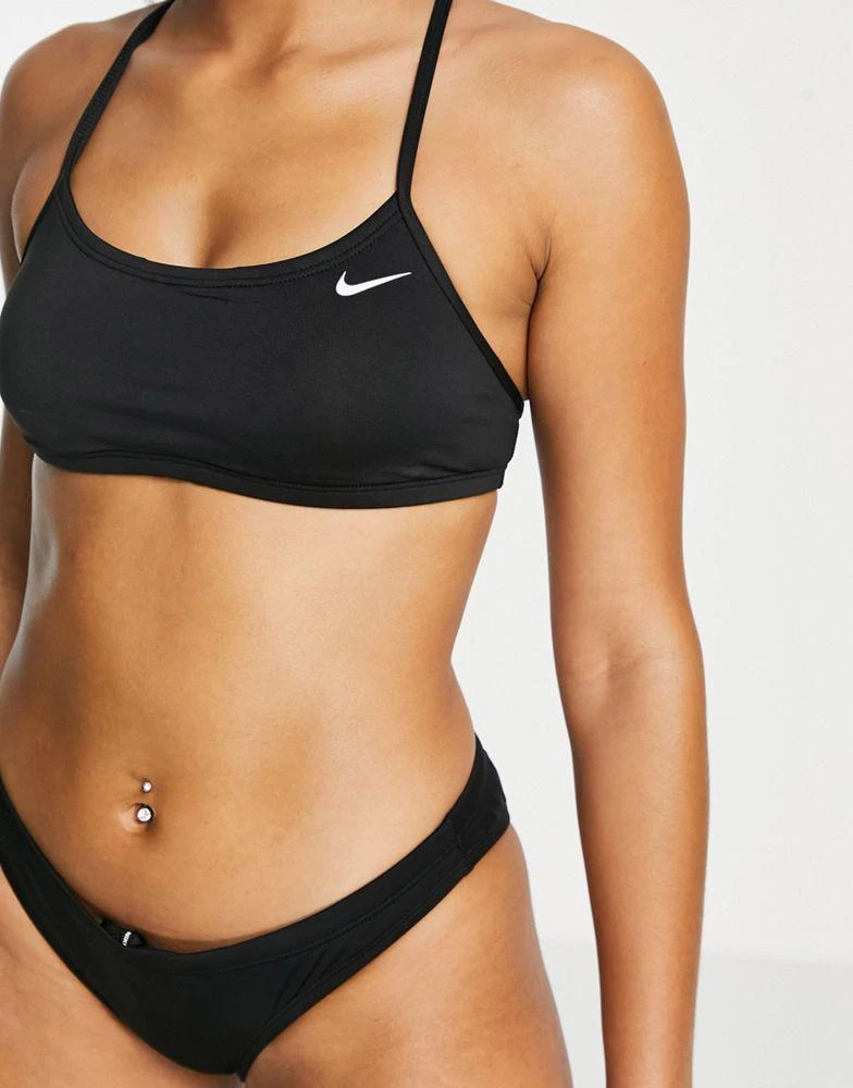 商品NIKE|Nike Swimming racerback bikini set in black,价格¥312,第3张图片详细描述
