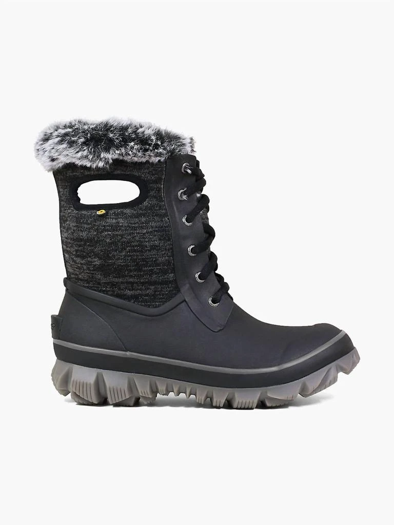 商品Bogs|Women's Arcata Knit Waterproof Snow Boots In Black,价格¥890,第1张图片