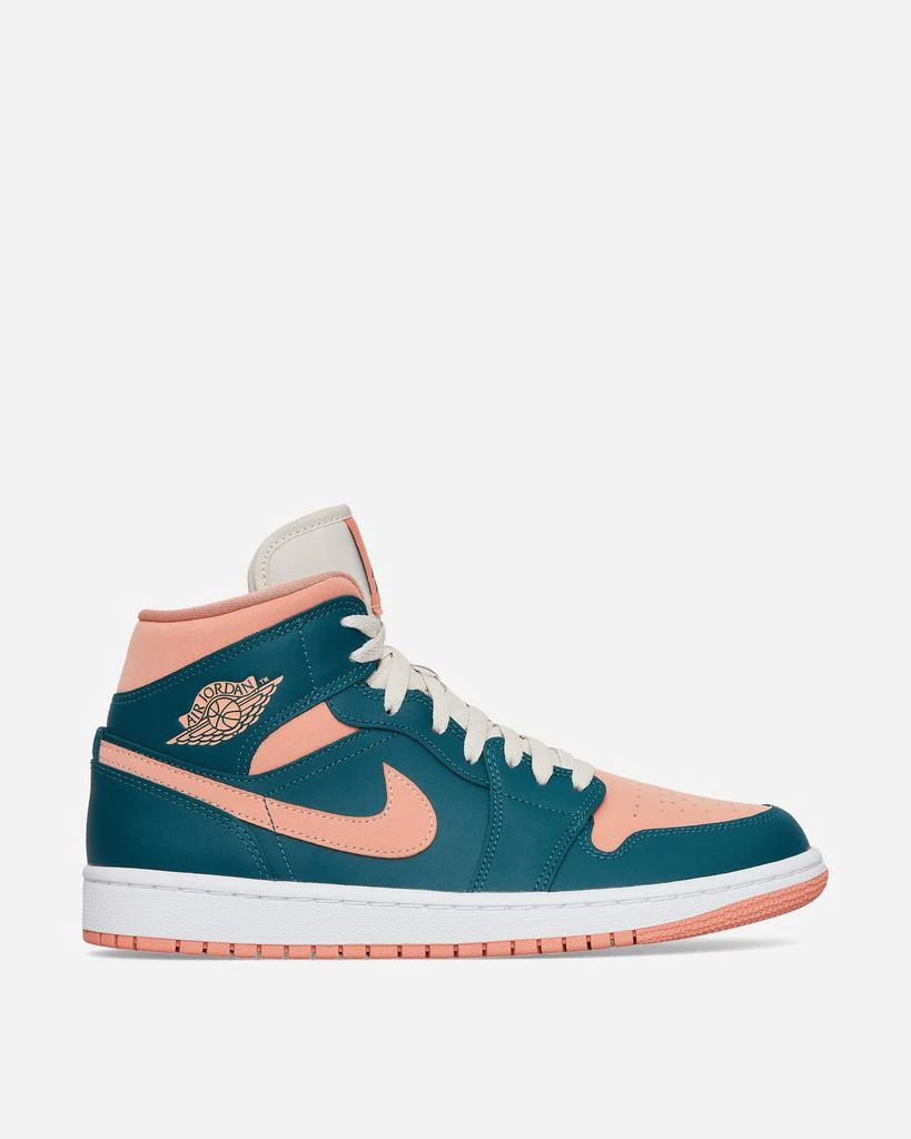 商品Jordan|WMNS Air Jordan 1 Mid Sneakers Dark Teal Green,价格¥439,第2张图片详细描述