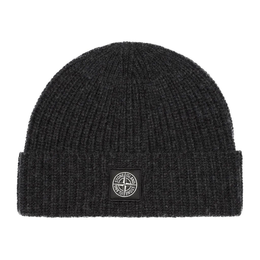 商品Stone Island|STONE ISLAND  WOOL BEANIE HAT,价格¥1243,第1张图片