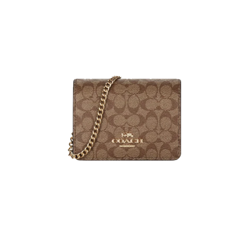 商品Coach|COACH/蔻驰 女士PVC配皮钱包 CF468IMBDX,价格¥914,第1张图片