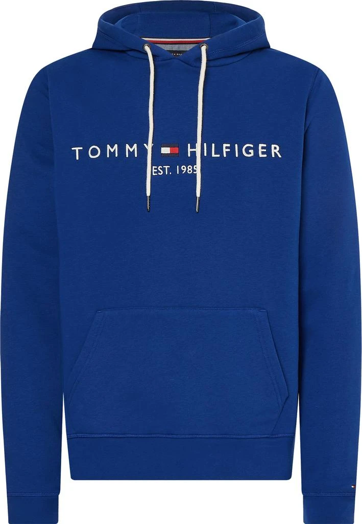 商品Tommy Hilfiger|Tommy Hilfiger Logo Hoodie Blue MW0MW11599 C7L,价格¥861,第1张图片