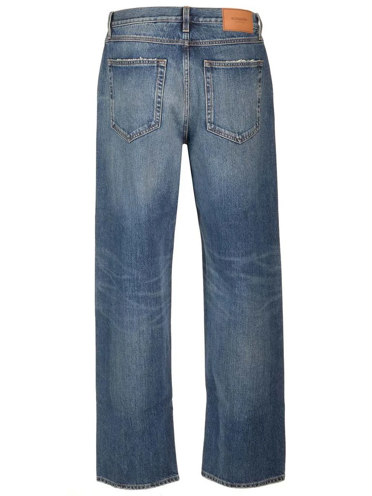 商品Burberry|Burberry Logo Patch Straight-Leg Jeans,价格¥4475-¥5196,第2张图片详细描述