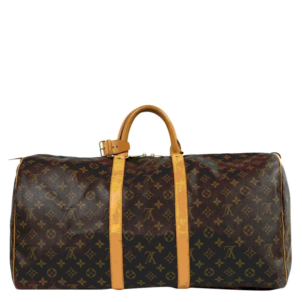 商品[二手商品] Louis Vuitton|Louis Vuitton Monogram Canvas Keepall 55 Bag,价格¥8629,第3张图片详细描述