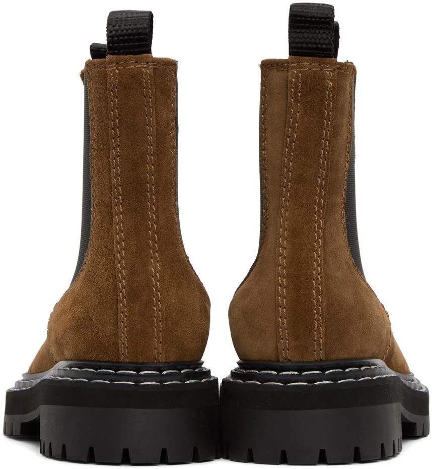 商品Proenza Schouler|Brown Lug Sole Chelsea Boots,价格¥7253,第2张图片详细描述