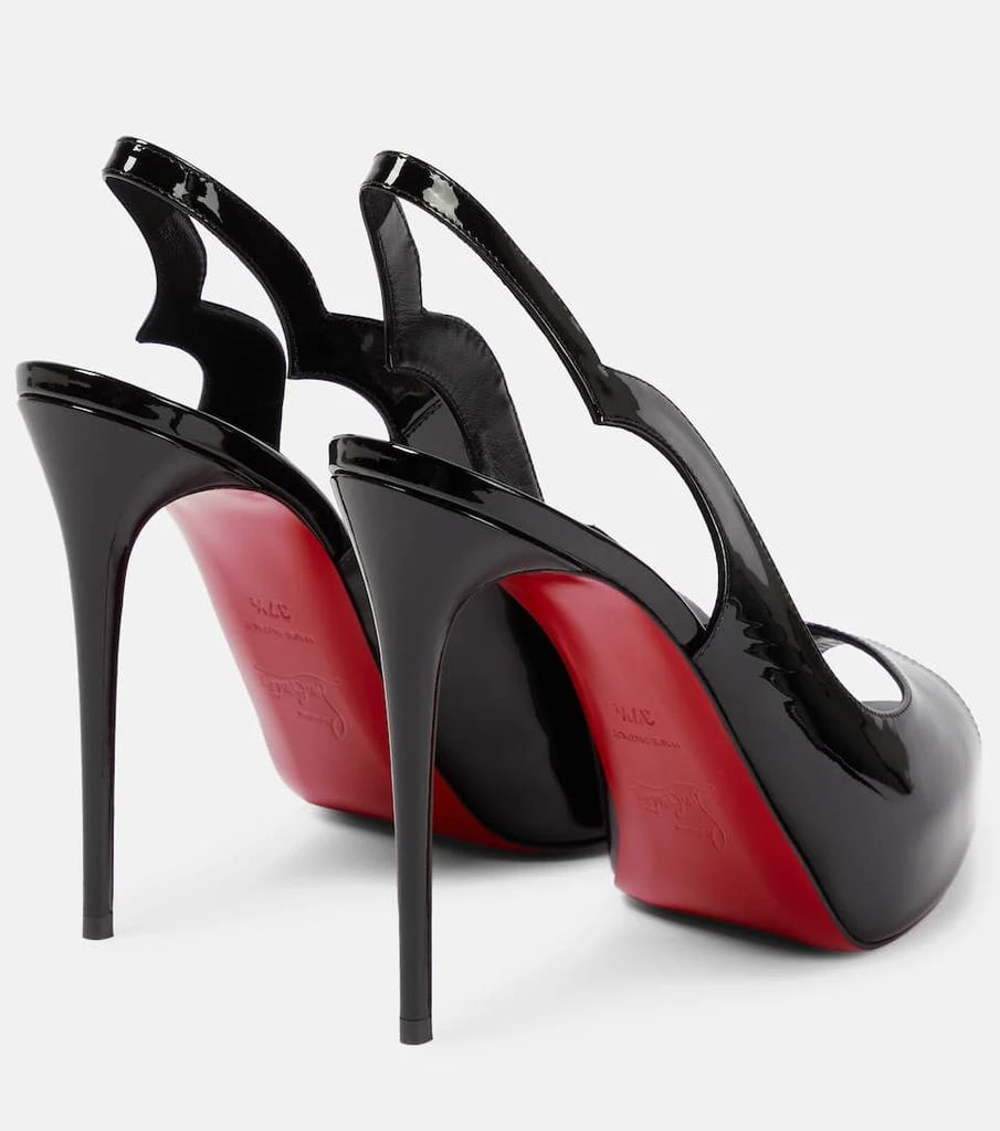 商品Christian Louboutin|Hot Chick patent leather slingback pumps,价格¥7214,第3张图片详细描述