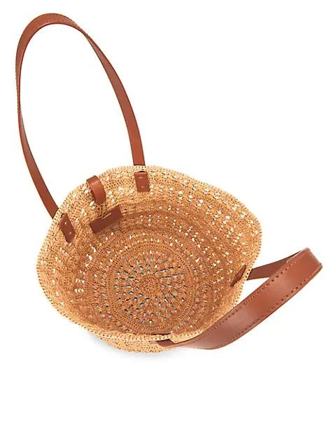 商品Yves Saint Laurent|Small Panier Raffia Tote,价格¥10163,第3张图片详细描述