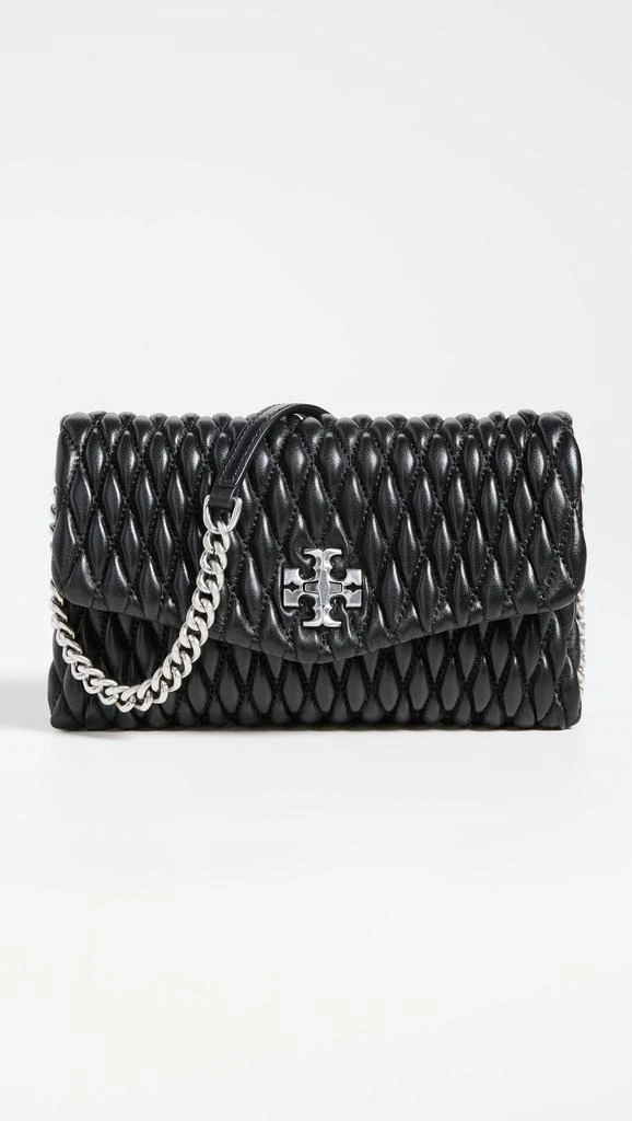 商品Tory Burch|Tory Burch Kira 褶饰链条钱包,价格¥2640,第2张图片详细描述