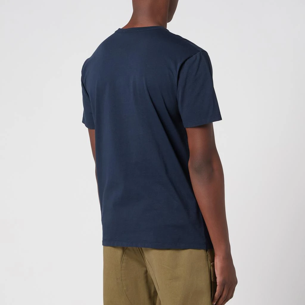 商品Maison Kitsune|Maison Kitsuné Chillax Fox Patch Classic T-Shirt - Navy,价格¥707,第2张图片详细描述