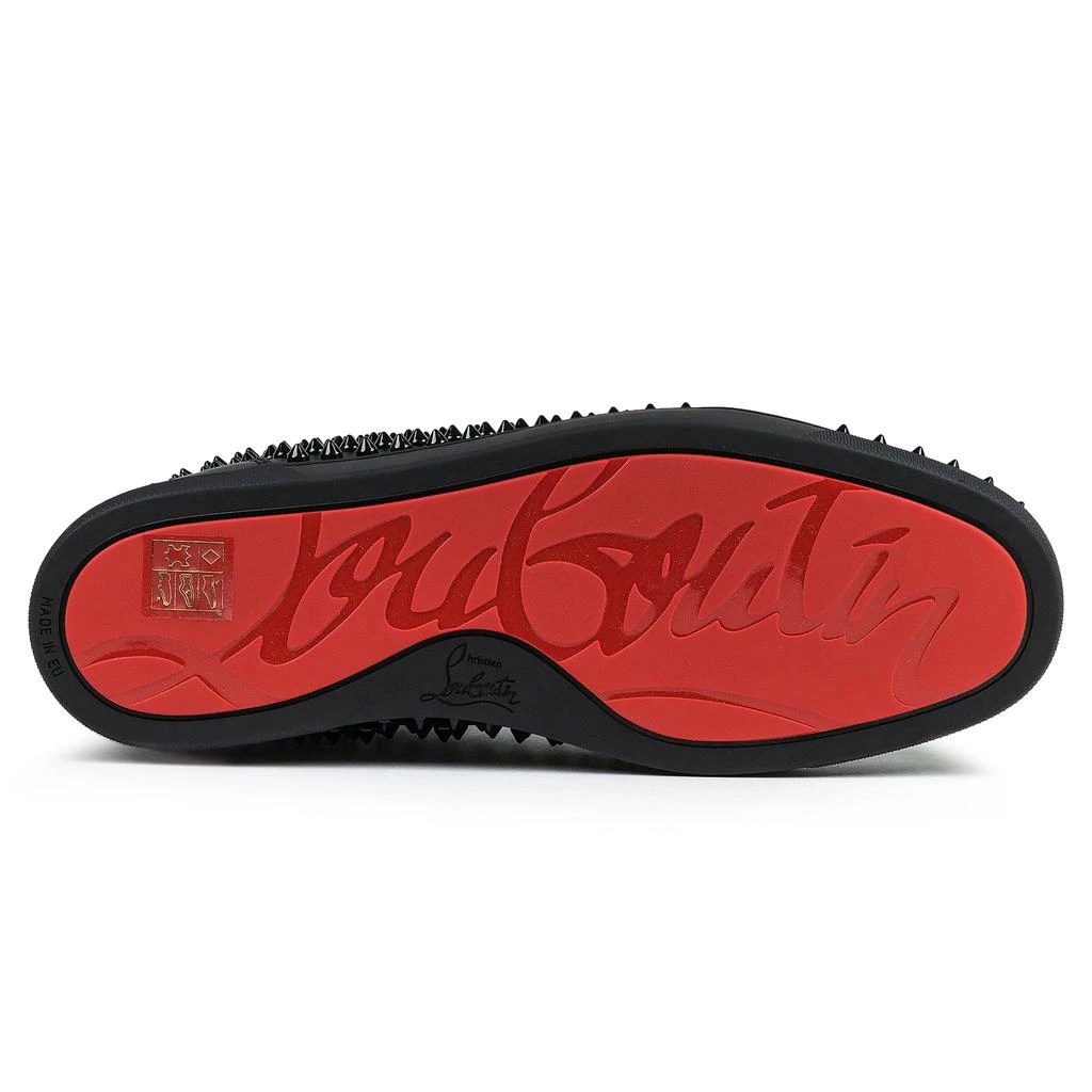 商品Christian Louboutin|Christian Louboutin Louis Flat Spikes Leather Black,价格¥11538,第5张图片详细描述