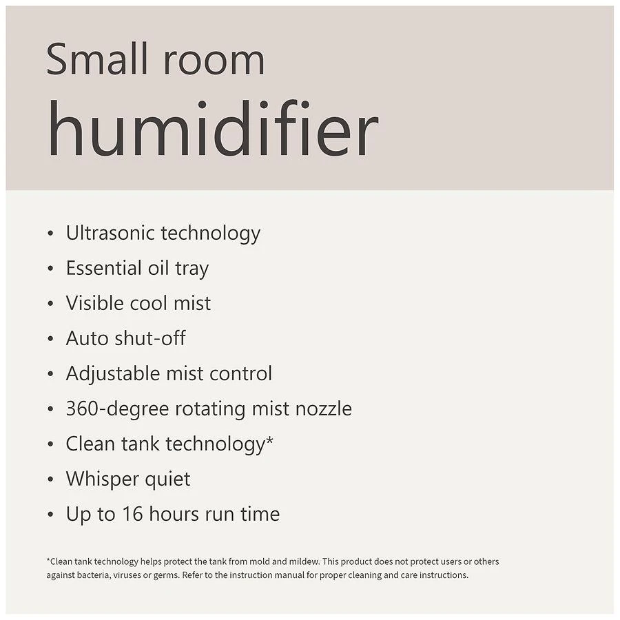 商品Walgreens|Small Room Humidifier,价格¥231,第5张图片详细描述