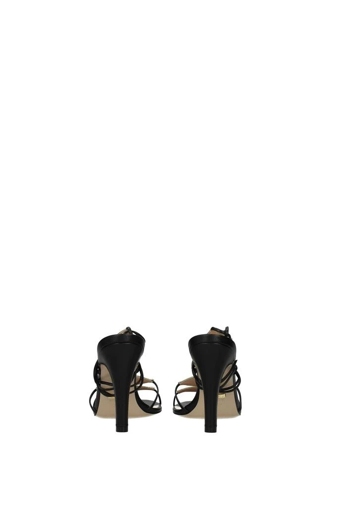 商品Gucci|Sandals Leather Black Platinum,价格¥2759,第5张图片详细描述