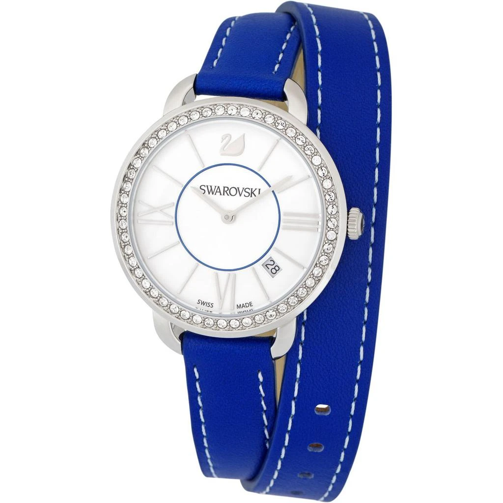 商品Swarovski|Swarovski Aila Day Double Tour Stainless Steel Quartz Women's Watch 5095944,价格¥1057,第1张图片