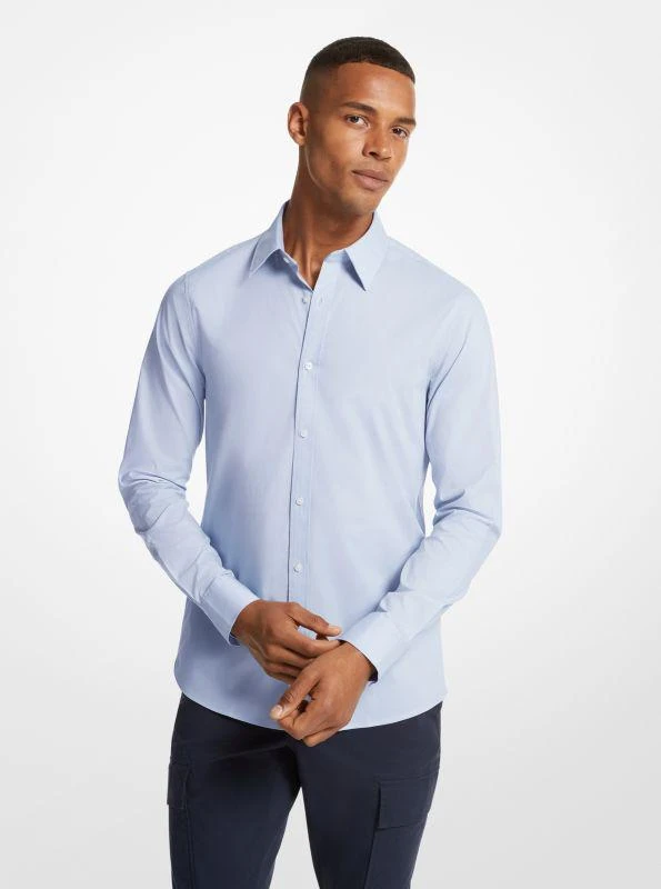 商品Michael Kors|Slim-Fit Stretch-Cotton Shirt,价格¥297,第1张图片