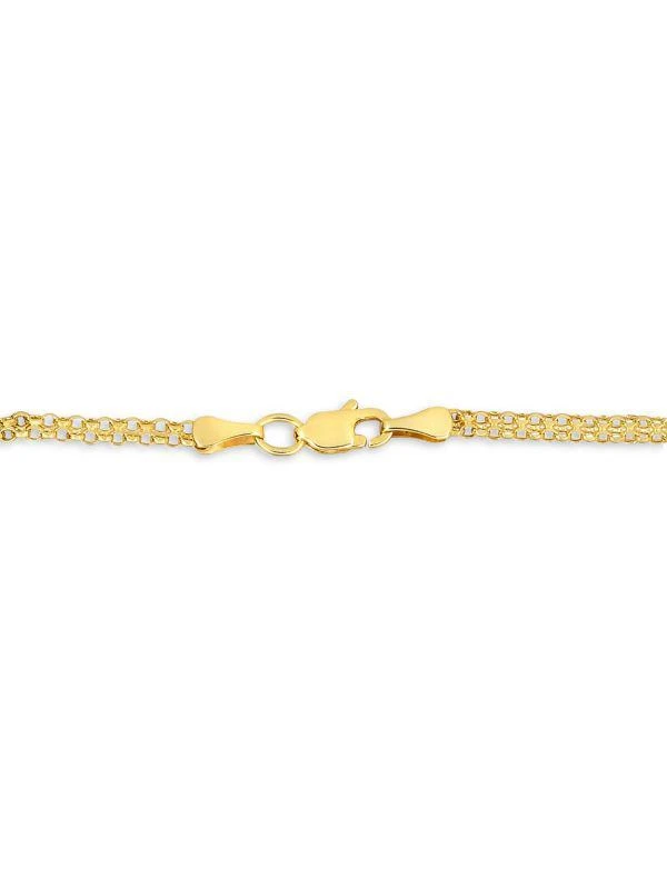 Build Your Own Collection 14K Yellow Gold Bismark Chain Necklace 商品