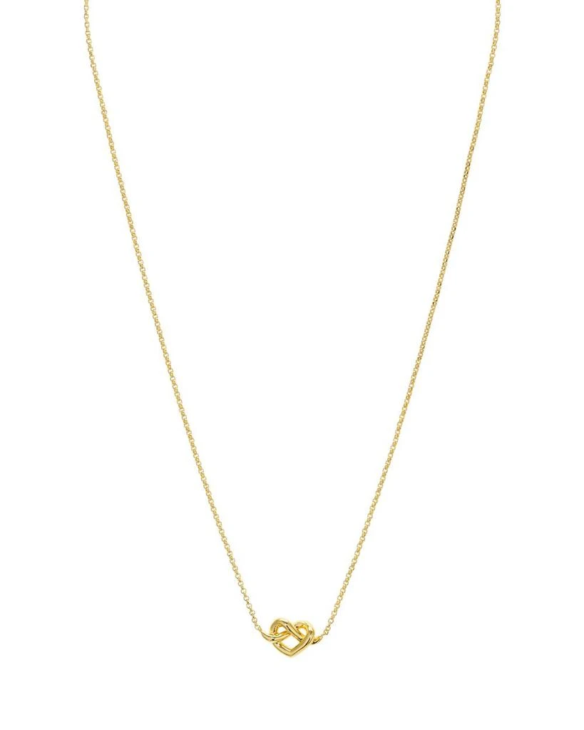 Loves Me Knot Mini Pendant Necklace, 16" 商品