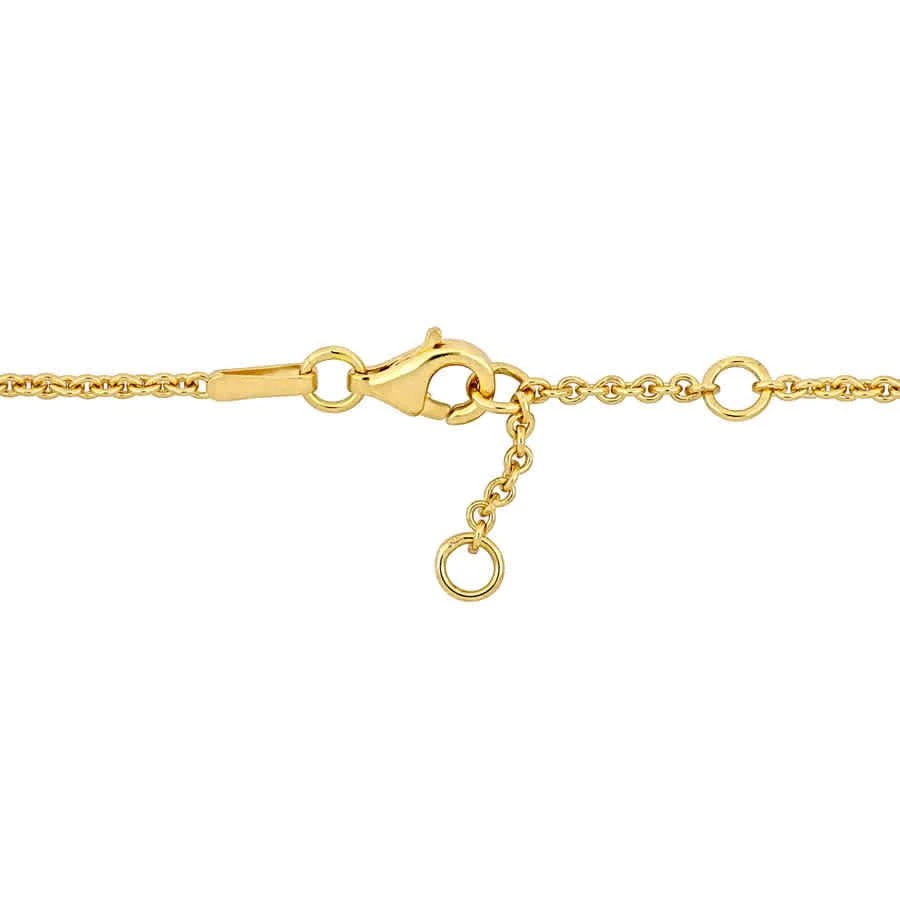 商品Amour|Mom Heart & Key Charm Bracelet in 18k Yellow Plated Sterling Silver - 7in.,价格¥395,第2张图片详细描述