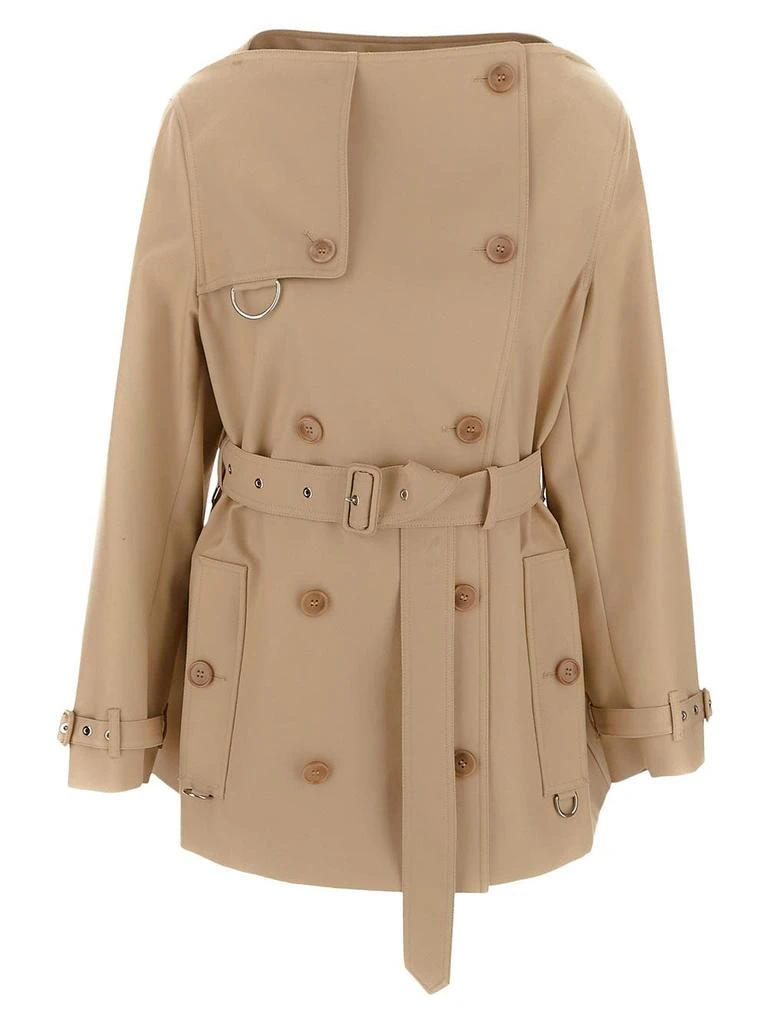 商品Burberry|Boat Neckline Trench Coat,价格¥12566,第1张图片