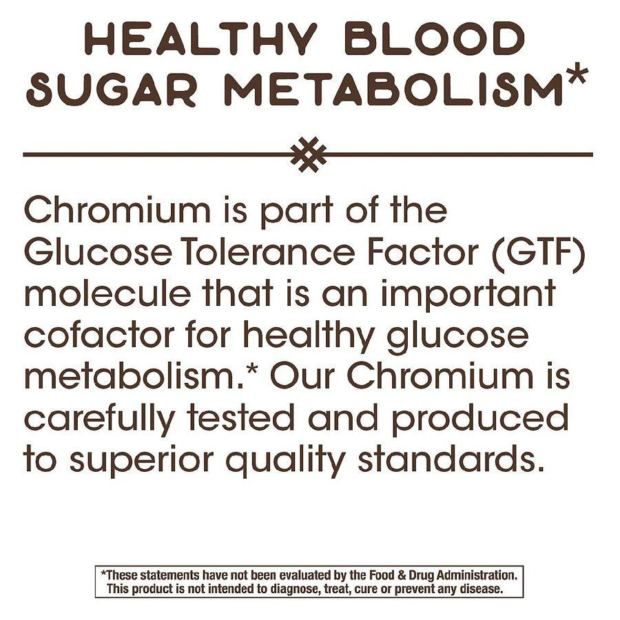 商品Nature's Way|GTF Chromium Polynicotinate Vegan Capsules,价格¥67,第4张图片详细描述