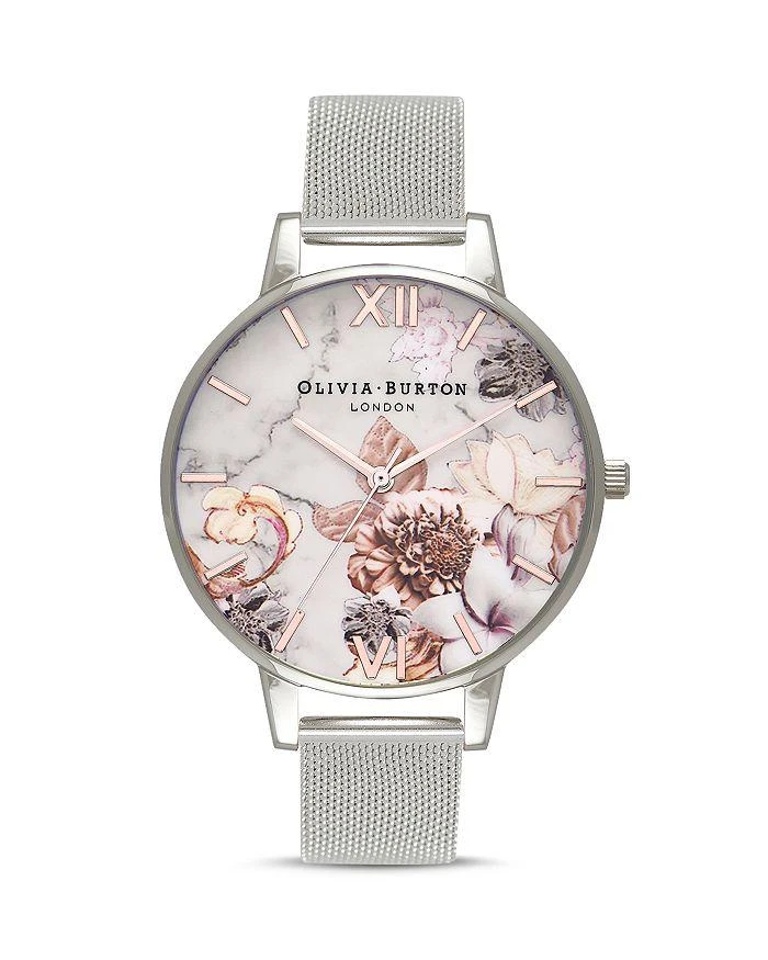 商品Olivia Burton|Marble Florals Watch, 38mm,价格¥1123,第1张图片