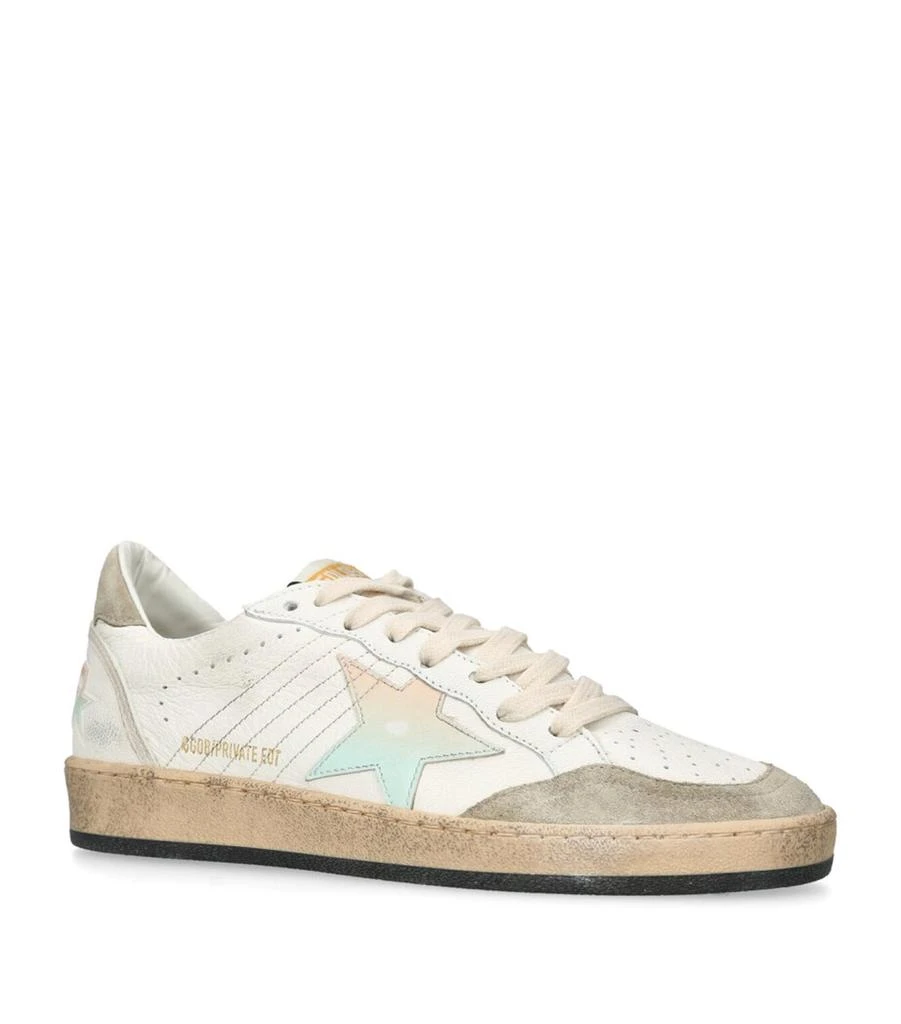 商品Golden Goose|Leather Ballstar Low-Top Sneakers,价格¥4796,第3张图片详细描述