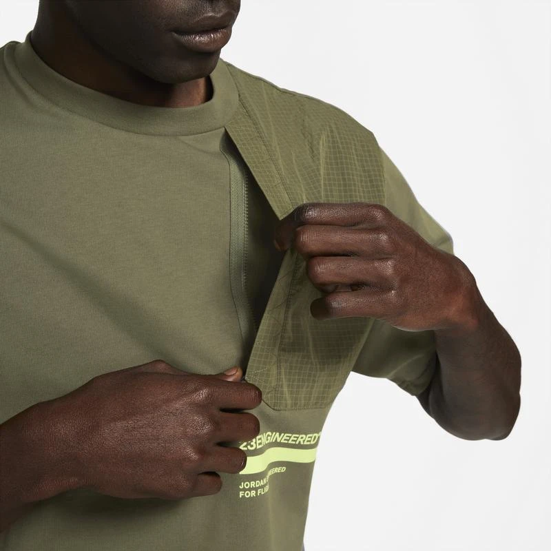 商品Jordan|Jordan 23 Engineered LBR Short Sleeve  Top - Men's,价格¥266,第4张图片详细描述
