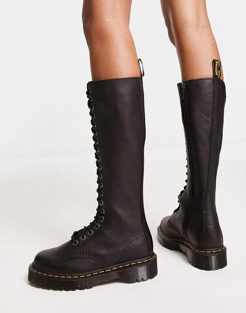 商品Dr. Martens|Dr Martens 1B60 Bex high leg lace up boot in black,价格¥2042,第2张图片详细描述