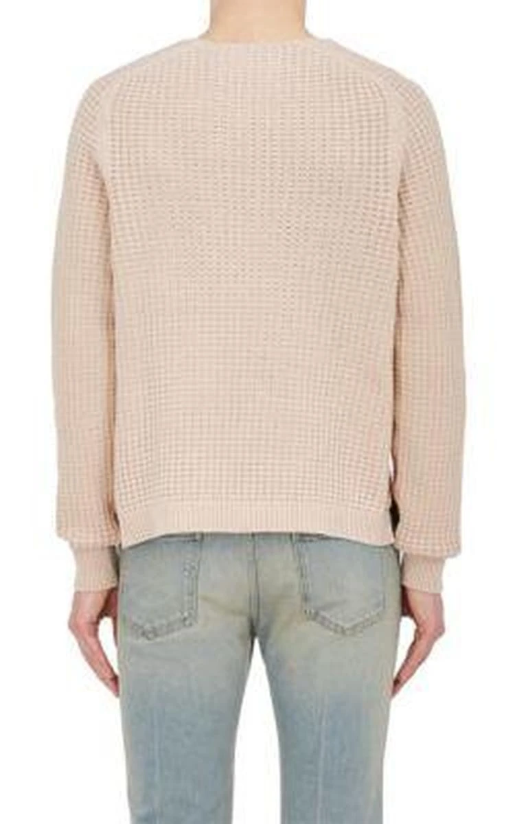 商品MAISON MARGIELA|Waffle-Knit Cotton-Blend Sweater,价格¥2595,第3张图片详细描述