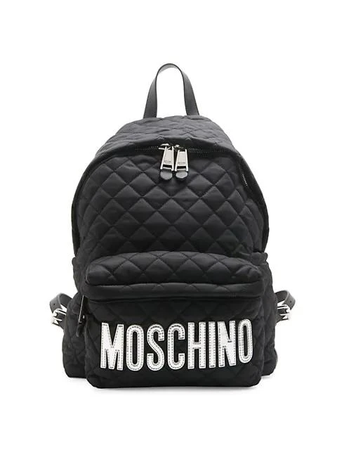 商品Moschino|Logo Nylon Quilted Backpack,价格¥5694,第1张图片