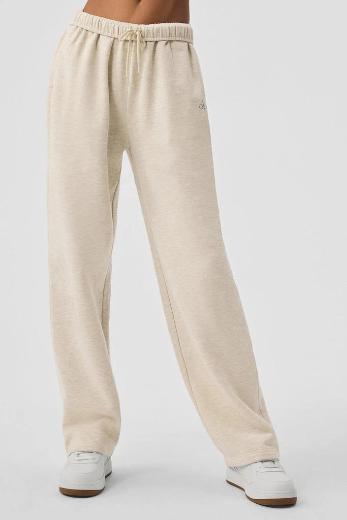 商品Alo|Accolade Straight Leg Sweatpant - Oatmeal Heather,价格¥960,第3张图片详细描述