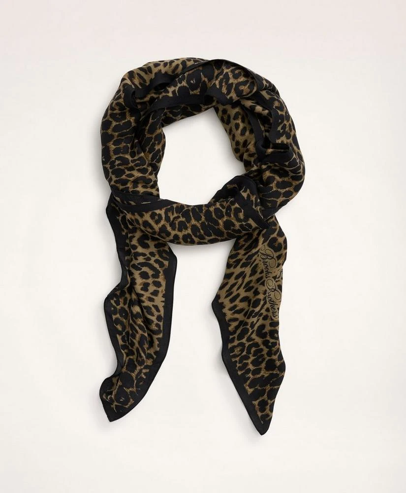 商品Brooks Brothers|Animal Print Scarf,价格¥781,第2张图片详细描述