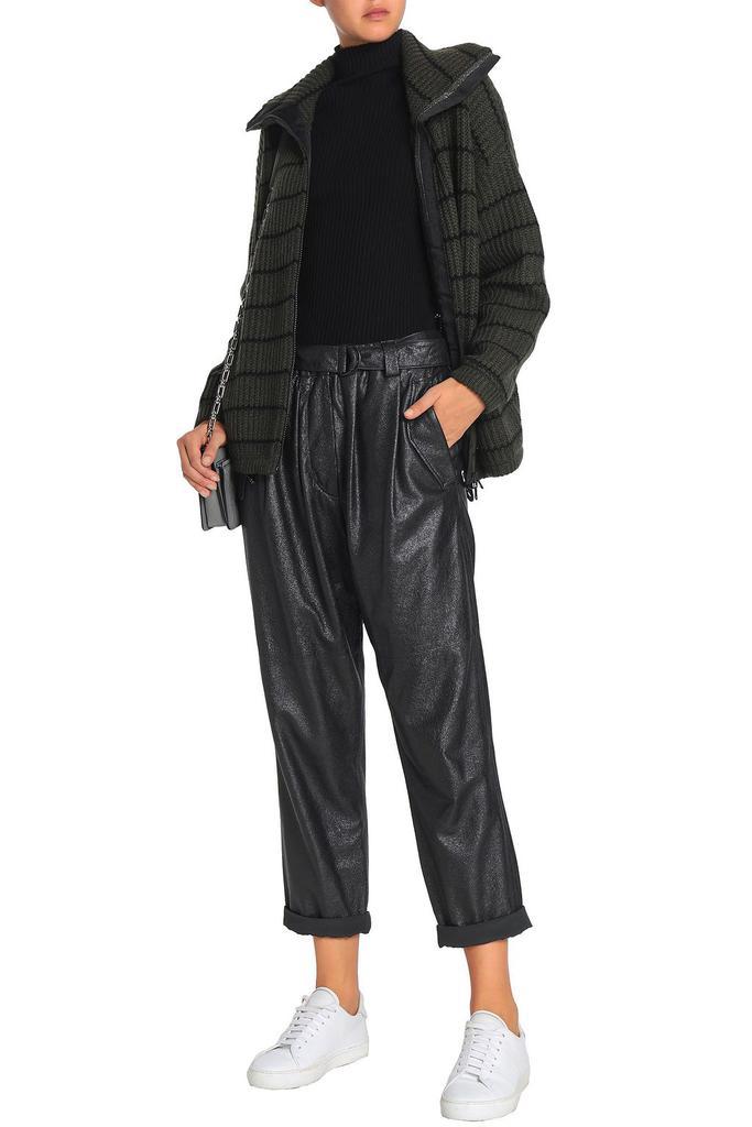 商品Brunello Cucinelli|Bead-embellished striped cashmere cardigan,价格¥11241,第4张图片详细描述