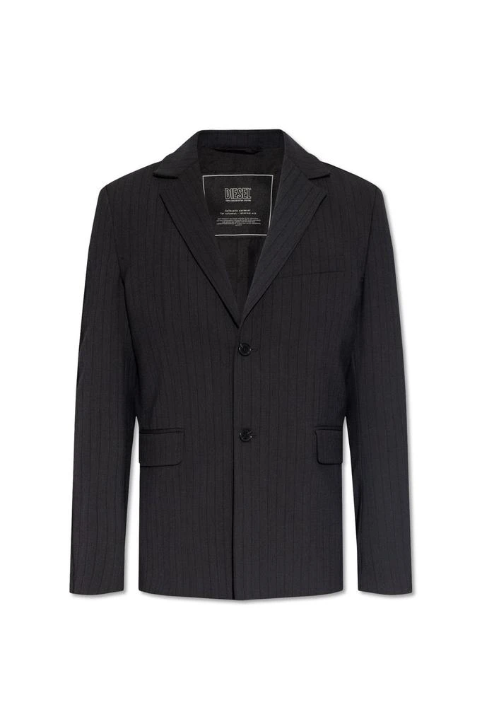 商品Diesel|Diesel J-Wire Single Breasted Striped Blazer,价格¥2212,第1张图片