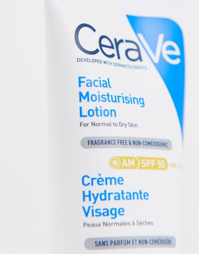 商品CeraVe|CeraVe AM Facial Moisturising Lotion with SPF50 52ml,价格¥148,第4张图片详细描述