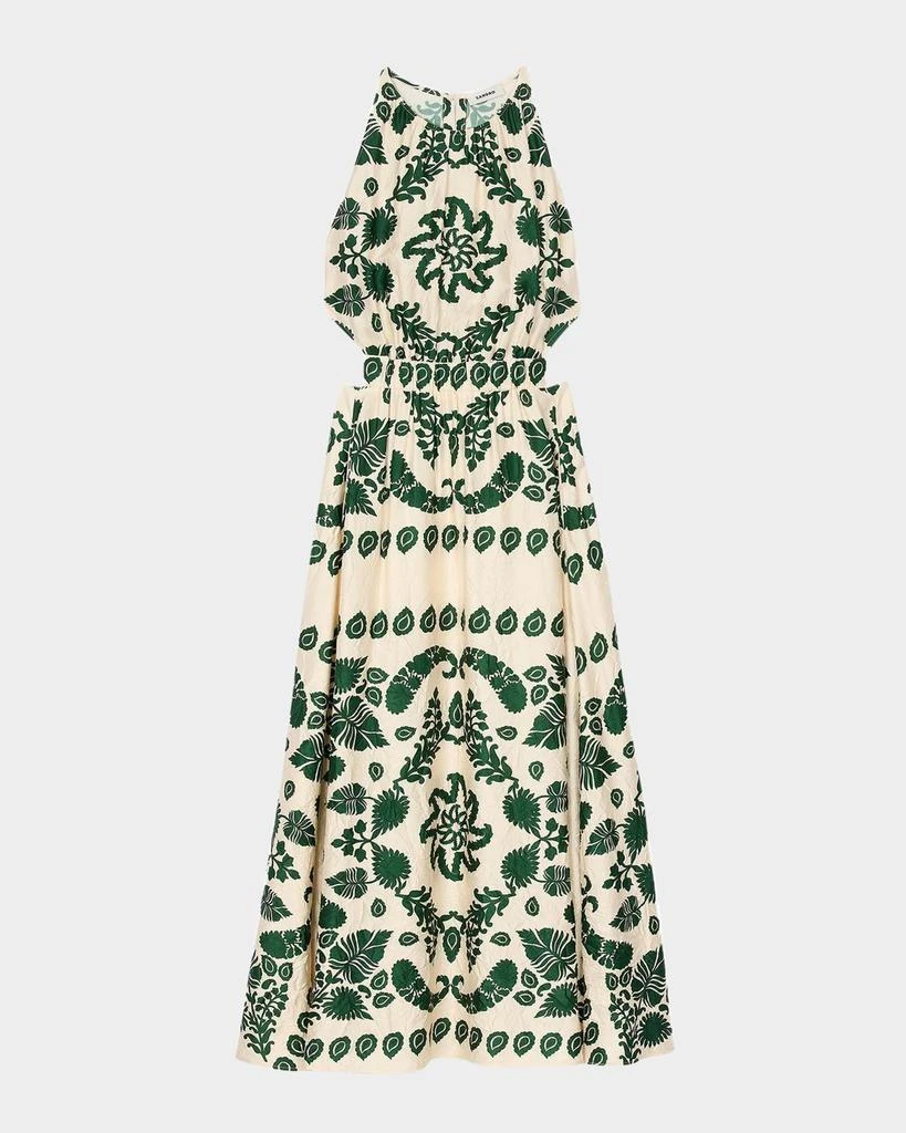 商品Sandro|Hyeres Floral Midi Dress,价格¥4265,第1张图片