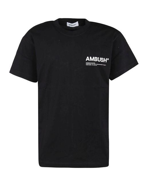 商品[国内直发] Ambush|AMBUSH 男士T恤黑色 BMAA007-S22JER001-1002,价格¥1336,第1张图片