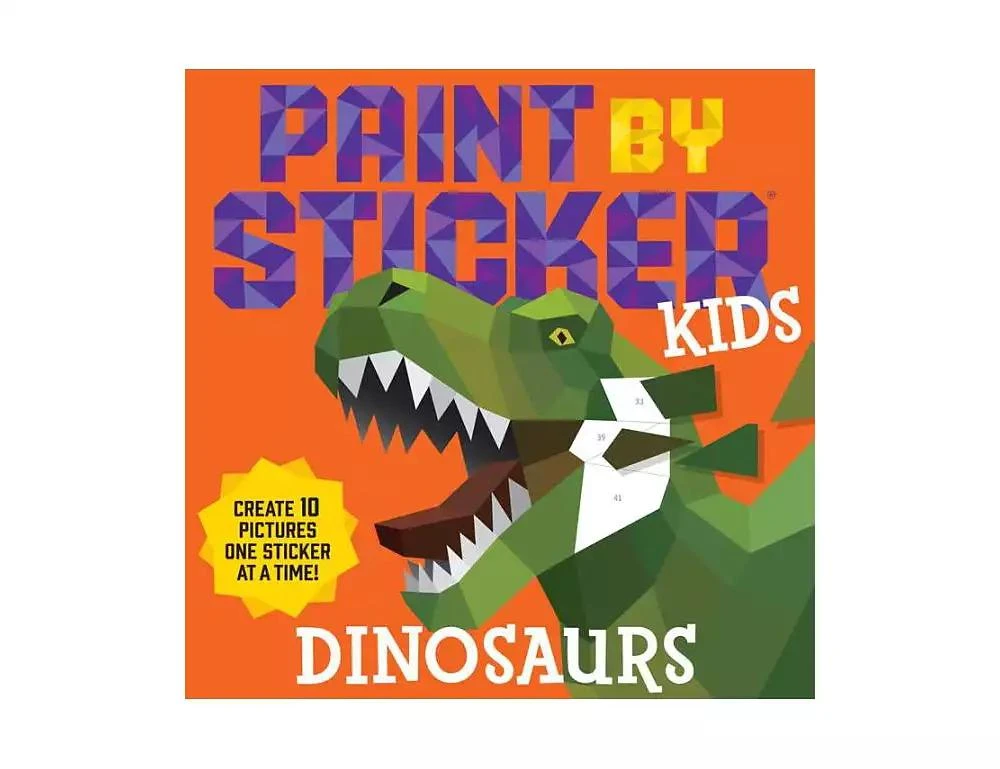 商品Barnes & Noble|Paint by Sticker Kids- Dinosaurs by Workman Publishing,价格¥83,第1张图片