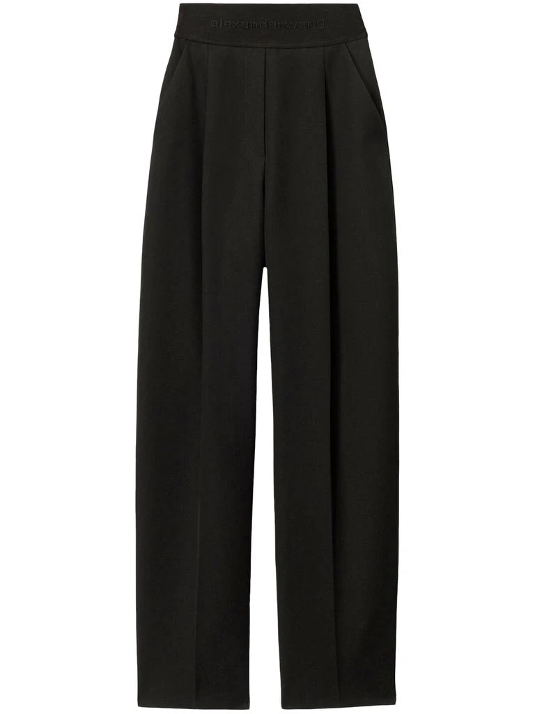 商品Alexander Wang|Logo waistband trousers,价格¥3168,第1张图片