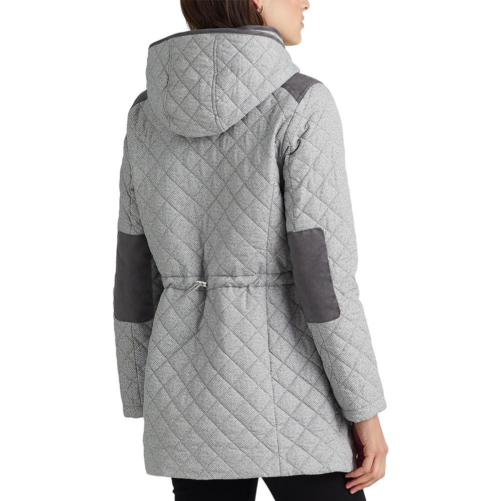 Women's Quilted Hooded Coat, Created for Macy's商品第2张图片规格展示