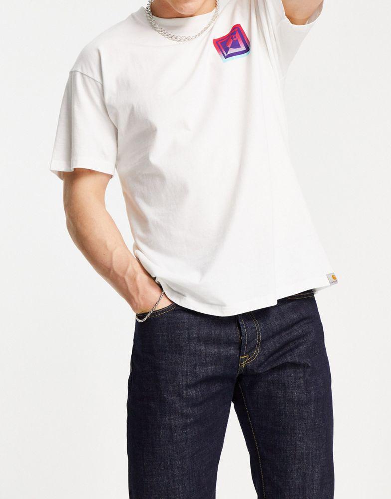 商品Carhartt|Carhartt WIP klondike regular tapered jeans in blue rinse,价格¥549,第6张图片详细描述
