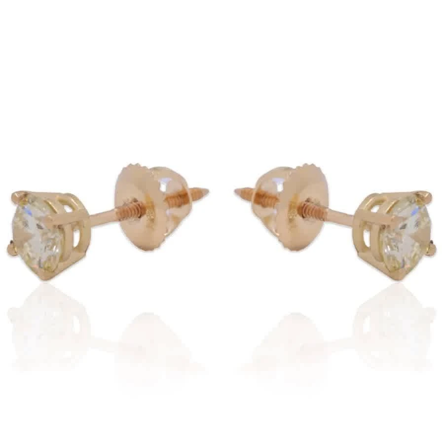 商品Tresorra|Tresorra 18K Yellow Gold Diamond Stud Earrings,价格¥12000,第2张图片详细描述