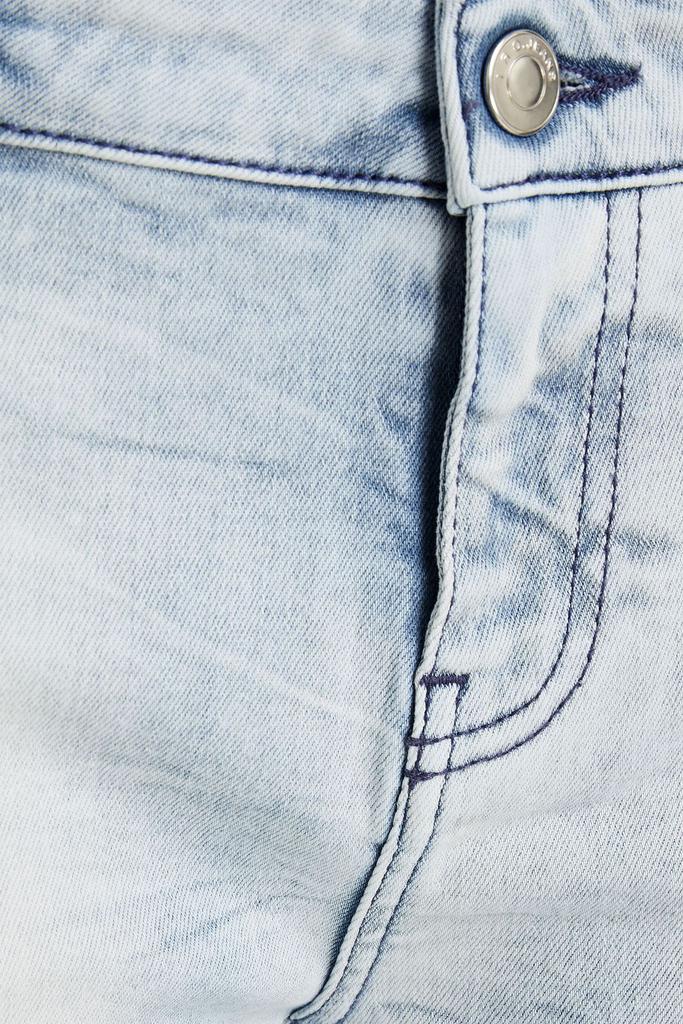 Bleached mid-rise skinny jeans商品第4张图片规格展示