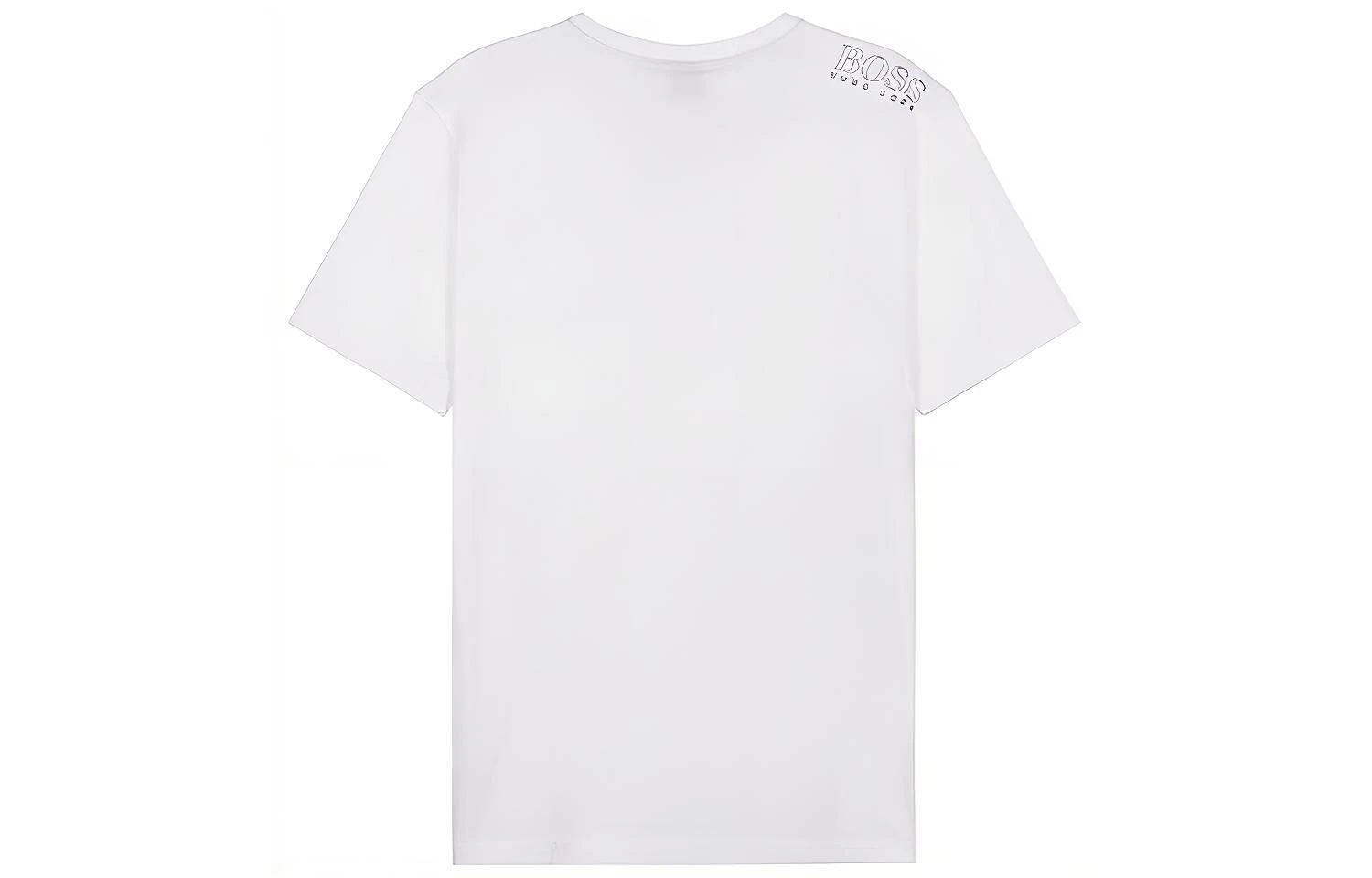 商品[国内直发] Hugo Boss|SS21 棉质纯色圆领短袖T恤 男款 白色,价格¥384,第3张图片详细描述