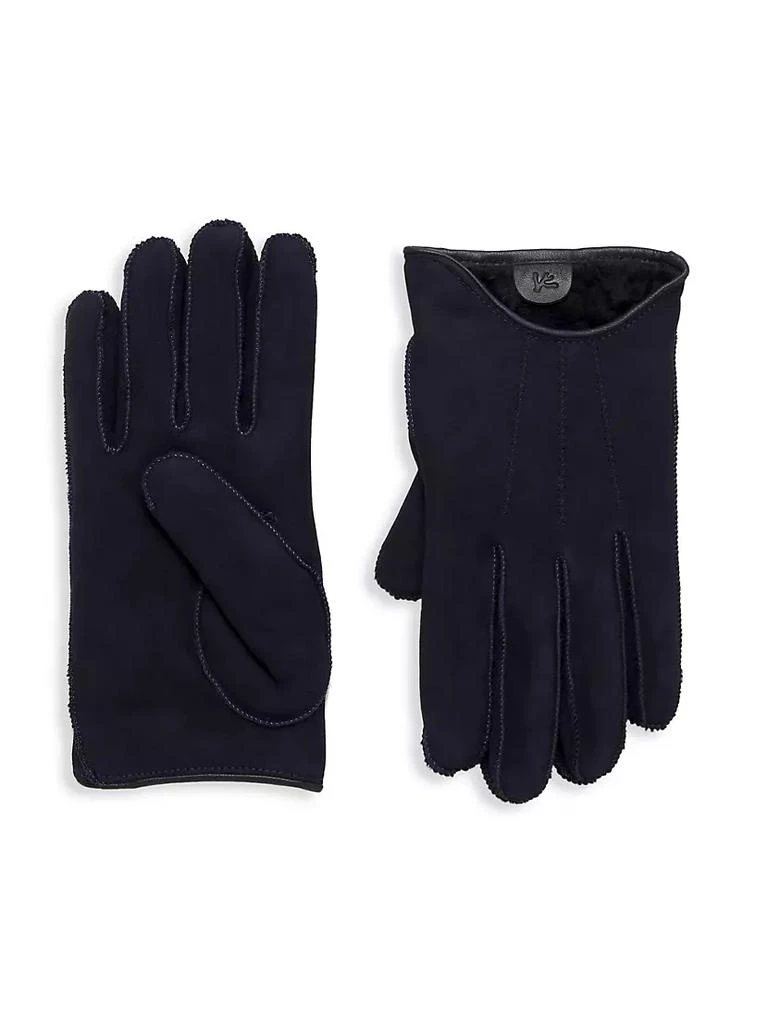 商品Isaia|Dayton Suede &amp; Shearling Gloves,价格¥3816,第1张图片