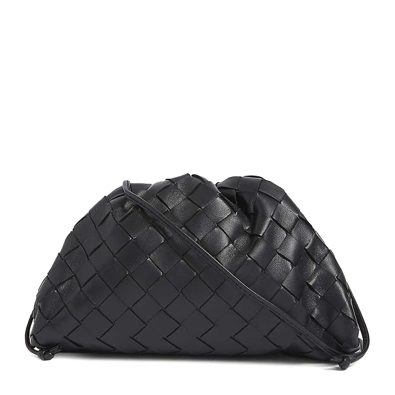 商品[国内直发] Bottega Veneta|Bottega Veneta 葆蝶家 女款黑银云朵包单肩包 585852-VCPP1-8803,价格¥11803,第1张图片