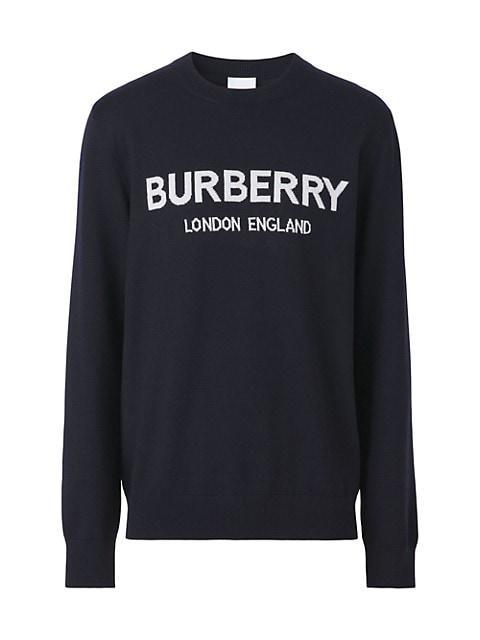 商品Burberry|Fennell Logo Long-Sleeve Sweater,价格¥7621,第1张图片