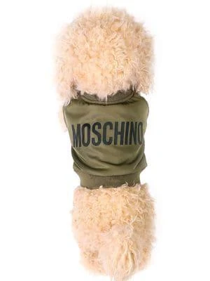 商品Moschino|Twill Logo Dog Bomber Jacket,价格¥834,第1张图片
