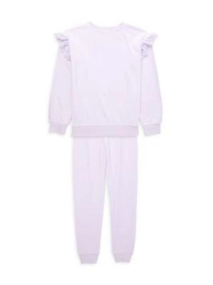 商品Juicy Couture|​Girl’s 2-Piece Velour Sweatshirt & Joggers Set,价格¥292,第2张图片详细描述