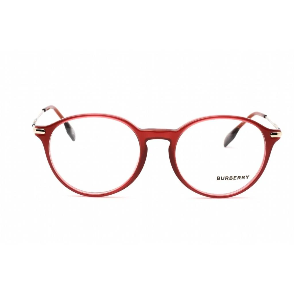 商品Burberry|Burberry Unisex Eyeglasses - Full Rim Round Bordeaux Plastic Frame | 0BE2365 4022,价格¥868,第2张图片详细描述